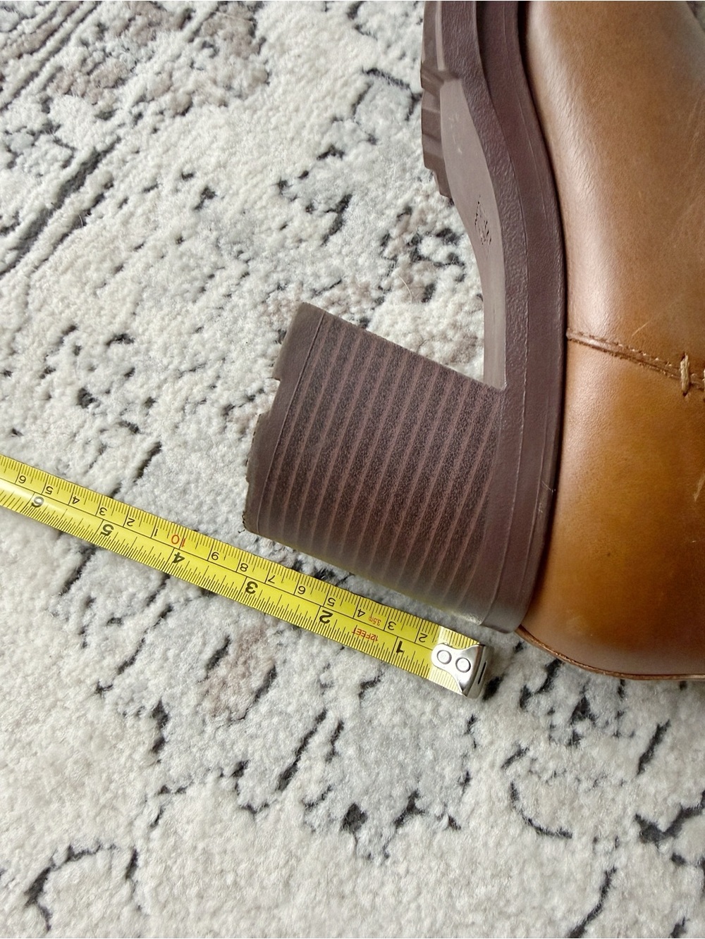 Brown Vegan Leather Dilana Platform Chelsea Boots - Picture 2 of 6